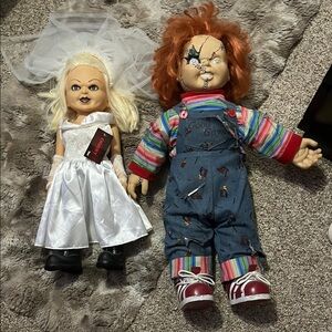 Horror chucky and Tiffany  Doll Set
